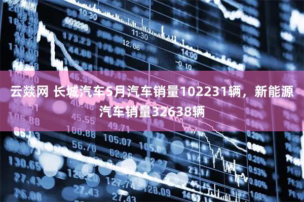 云燚网 长城汽车5月汽车销量102231辆，新能源汽车销量32638辆