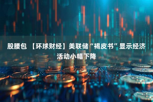 股腰包 【环球财经】美联储“褐皮书”显示经济活动小幅下降