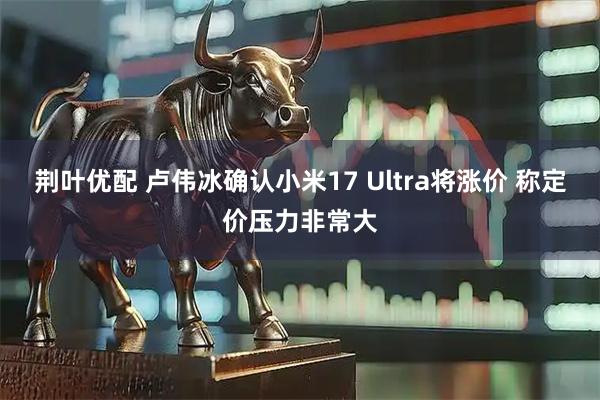 荆叶优配 卢伟冰确认小米17 Ultra将涨价 称定价压力非常大