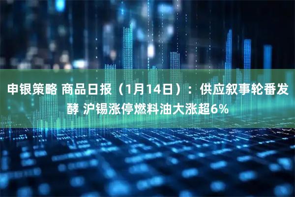 申银策略 商品日报（1月14日）：供应叙事轮番发酵 沪锡涨停燃料油大涨超6%