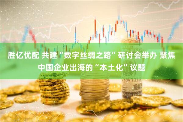 胜亿优配 共建“数字丝绸之路”研讨会举办 聚焦中国企业出海的“本土化”议题