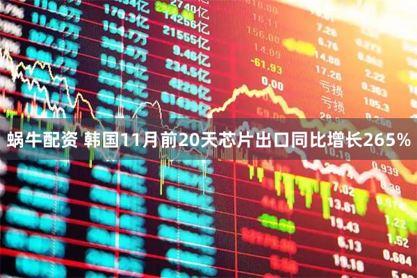 蜗牛配资 韩国11月前20天芯片出口同比增长265%