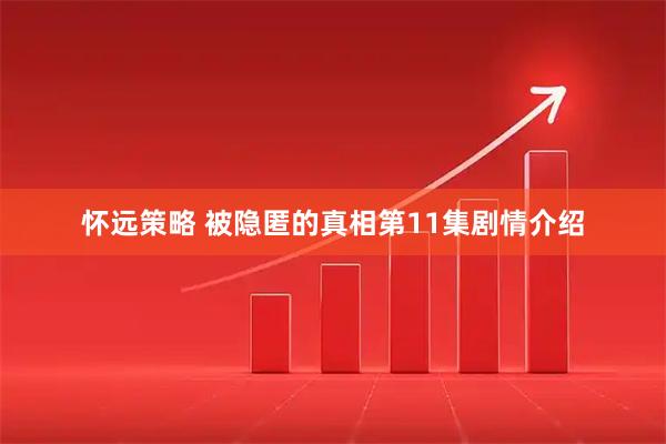 怀远策略 被隐匿的真相第11集剧情介绍